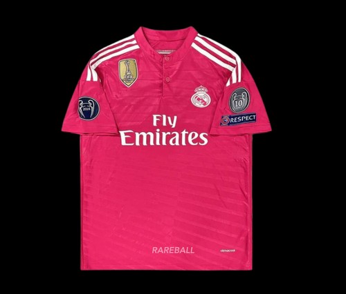Ronaldo #7 Real Madrid Champions League 2014/2015 Short Sleeve Jersey Away Pink Ronaldo #7 Real Madrid Champions League 2014/2015 Short Sleeve Jersey Away Pink