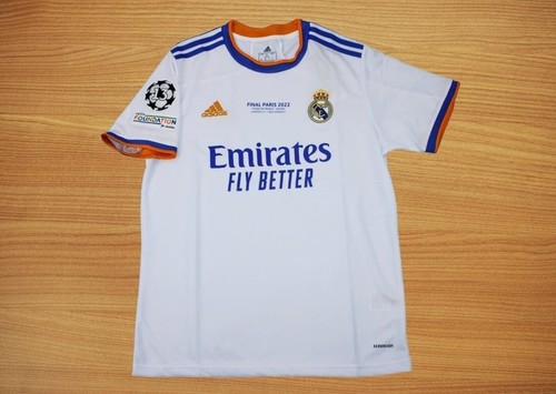 Real Madrid 2021-22 Home UEFA Champions League Final Edition Jersey Real Madrid 2021-22 Home UEFA Champions League Final Edition Jersey