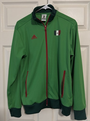 Men’s Adidas Team Mexico Futbol Soccer Track Jacket Medium New 2023 Men’s Adidas Team Mexico Futbol Soccer Track Jacket Medium New 2023