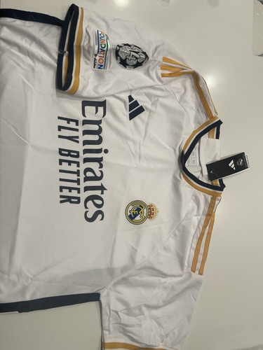 Real Madrid Jersey 23/24 Home Soccer Shirt HR3796 Adidas Mens Size L Real Madrid Jersey 23/24 Home Soccer Shirt HR3796 Adidas Mens Size L