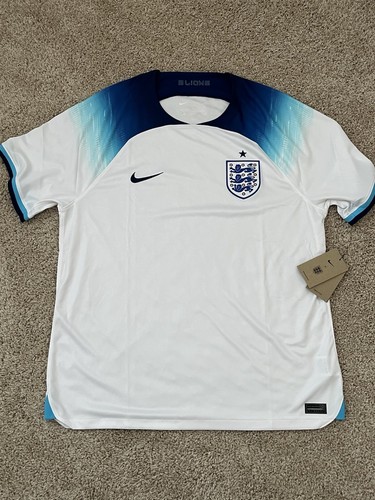 5 Nike England 2022/23 Home Soccer Jersey White Men’s Sz Medium DN0687-101 5 Nike England 2022/23 Home Soccer Jersey White Men’s Sz Medium DN0687-101