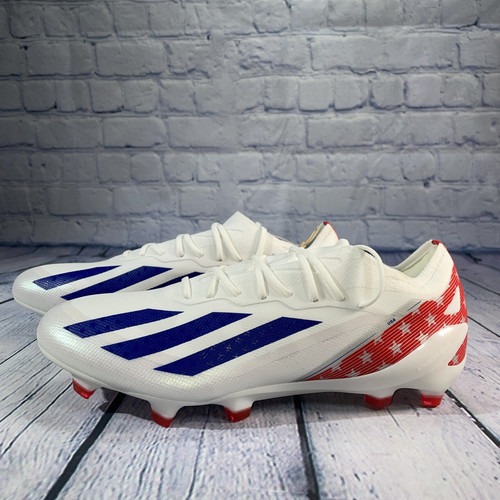 adidas X CRAZYFAST USA.1 FG Mens 9/Womens 10 Soccer Cleats IG0664 Red/White/Blue adidas X CRAZYFAST USA.1 FG Mens 9/Womens 10 Soccer Cleats IG0664 Red/White/Blue
