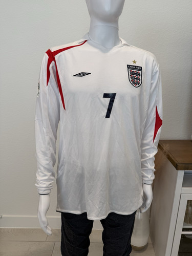 England Football Jersey Mens XL White Umbro 2007-2009 Soccer National Team England Football Jersey Mens XL White Umbro 2007-2009 Soccer National Team