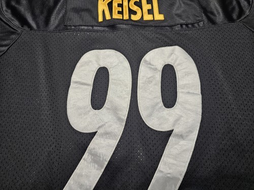 Vtg Pittsburgh Steelers NFL Puma Jersey #63 Dermontti Dawson HOF Sz XL (52) New! Vtg Pittsburgh Steelers NFL Puma Jersey #63 Dermontti Dawson HOF Sz XL (52) New!