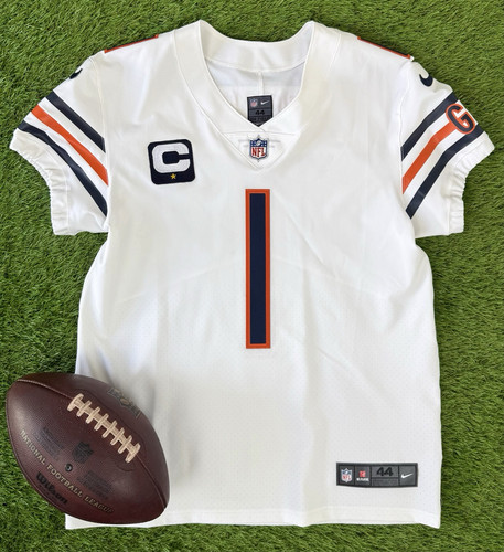 New Nike Caleb Williams Chicago Bears Vapor Elite Sewn Jersey 52 2XL 5 RARE New Nike Caleb Williams Chicago Bears Vapor Elite Sewn Jersey 52 2XL 5 RARE