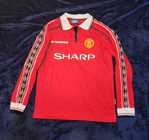 Manchester United Short Sleeve Jersey Premier League 1998/1999 #7 David Beckham Manchester United Short Sleeve Jersey Premier League 1998/1999 #7 David Beckham