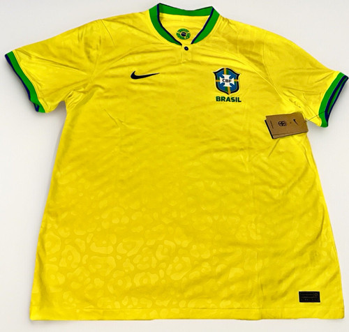 NIKE BRAZIL 2014 HOME STADIUM JERSEY 575280-703 RETAIL PRICE Men’s Sz L NIKE BRAZIL 2014 HOME STADIUM JERSEY 575280-703 RETAIL PRICE Men’s Sz L