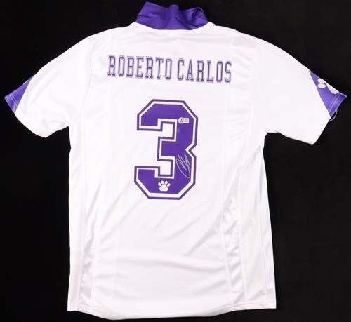 Roberto Carlos #3 Real Madrid jersey 2006/2007 Long Sleeve Black Retro Size M Roberto Carlos #3 Real Madrid jersey 2006/2007 Long Sleeve Black Retro Size M