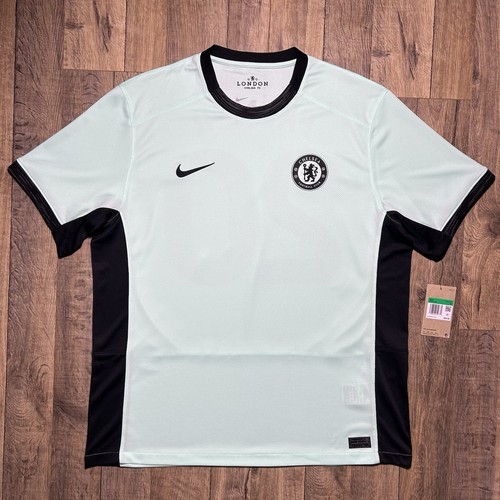 Chelsea Jersey Mens XXL 2XL Mint Green Nike Stadium Third Kit 2023/24 Season Chelsea Jersey Mens XXL 2XL Mint Green Nike Stadium Third Kit 2023/24 Season