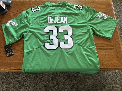 NWT Youth XL Philadelphia Eagles Cooper DeJean Throwback Kelly Green Jersey. NWT Youth XL Philadelphia Eagles Cooper DeJean Throwback Kelly Green Jersey.
