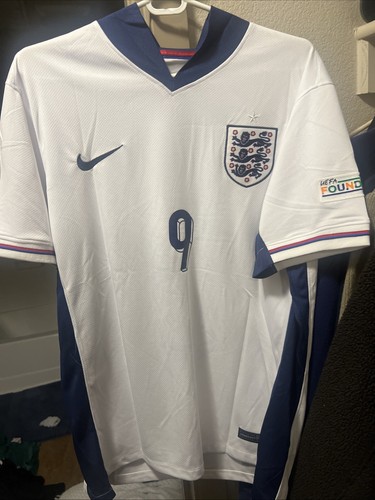 Harry Kane #9 Mens LARGE Nike England Away Stadium Jersey Harry Kane #9 Mens LARGE Nike England Away Stadium Jersey