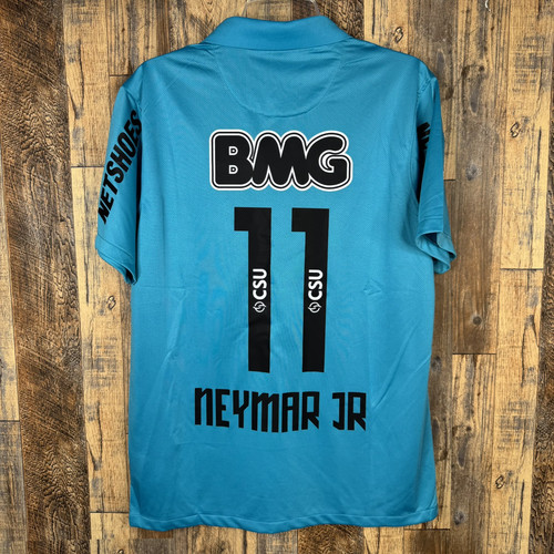 Nike Brazil Away 13-14 Men’s Soccer Jersey Blue-White Rare Sz-large Nike Brazil Away 13-14 Men’s Soccer Jersey Blue-White Rare Sz-large