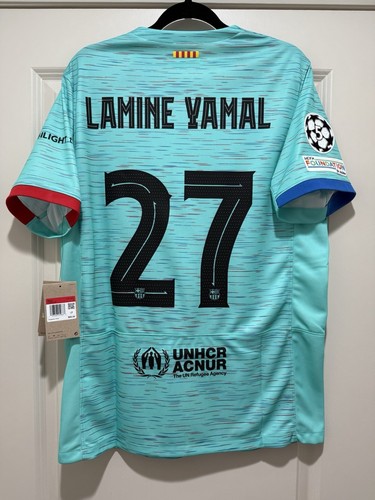 Raphinha #11 Men’s LARGE Nike FC Barcelona Third Champions League Jersey Stadium Raphinha #11 Men’s LARGE Nike FC Barcelona Third Champions League Jersey Stadium