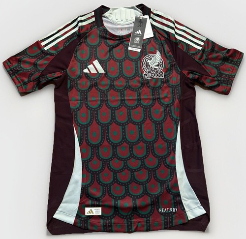 Adidas Mexico 2024 Away Green Size Small Slim-Fit Soccer Jersey IP6384 Adidas Mexico 2024 Away Green Size Small Slim-Fit Soccer Jersey IP6384