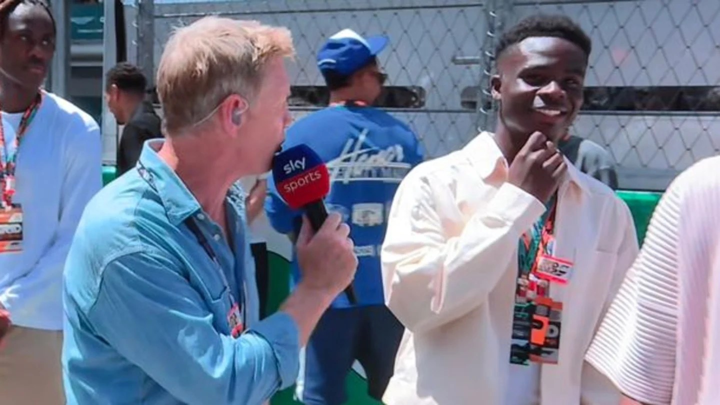 Bukayo Saka breaks sacred F1 grid rule, Dan Burn steps up after Nico Rosberg blast Bukayo Saka breaks sacred F1 grid rule, Dan Burn steps up after Nico Rosberg blast