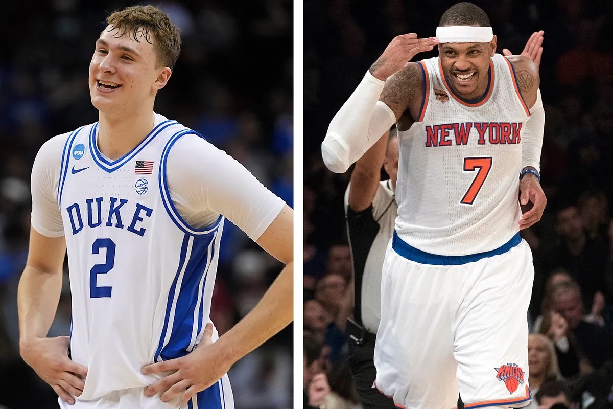 Powerful comparison between Cooper Flagg and Carmelo Anthony sparks ahead of Duke-Houston game Powerful comparison between Cooper Flagg and Carmelo Anthony sparks ahead of Duke-Houston game