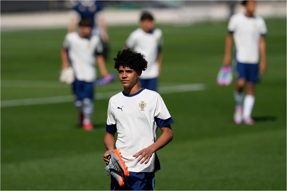 Cristiano Ronaldo Jr. makes debut with Portugal Cristiano Ronaldo Jr. makes debut with Portugal