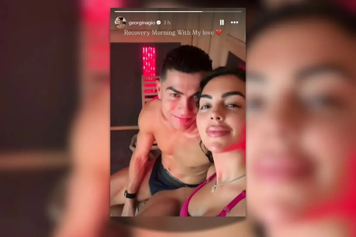 Georgina Rodriguez sweats it out after Cristiano Ronaldo's victory: "With my love" Georgina Rodriguez sweats it out after Cristiano Ronaldo's victory: "With my love"