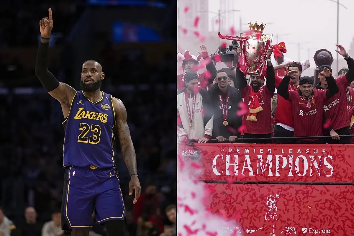 LeBron James' special congratulations to Mohamed Salah and Liverpool after Premier League title LeBron James' special congratulations to Mohamed Salah and Liverpool after Premier League title