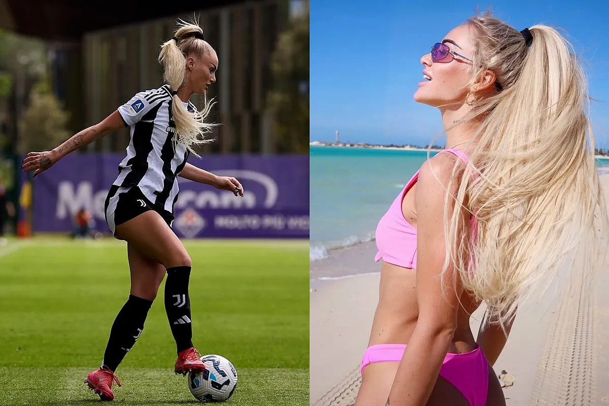 Soccer most beautiful player Alisha Lehmann lets the uniform drop in the closet and kicks off summer with a women's fashion campaign Soccer most beautiful player Alisha Lehmann lets the uniform drop in the closet and kicks off summer with a women's fashion campaign