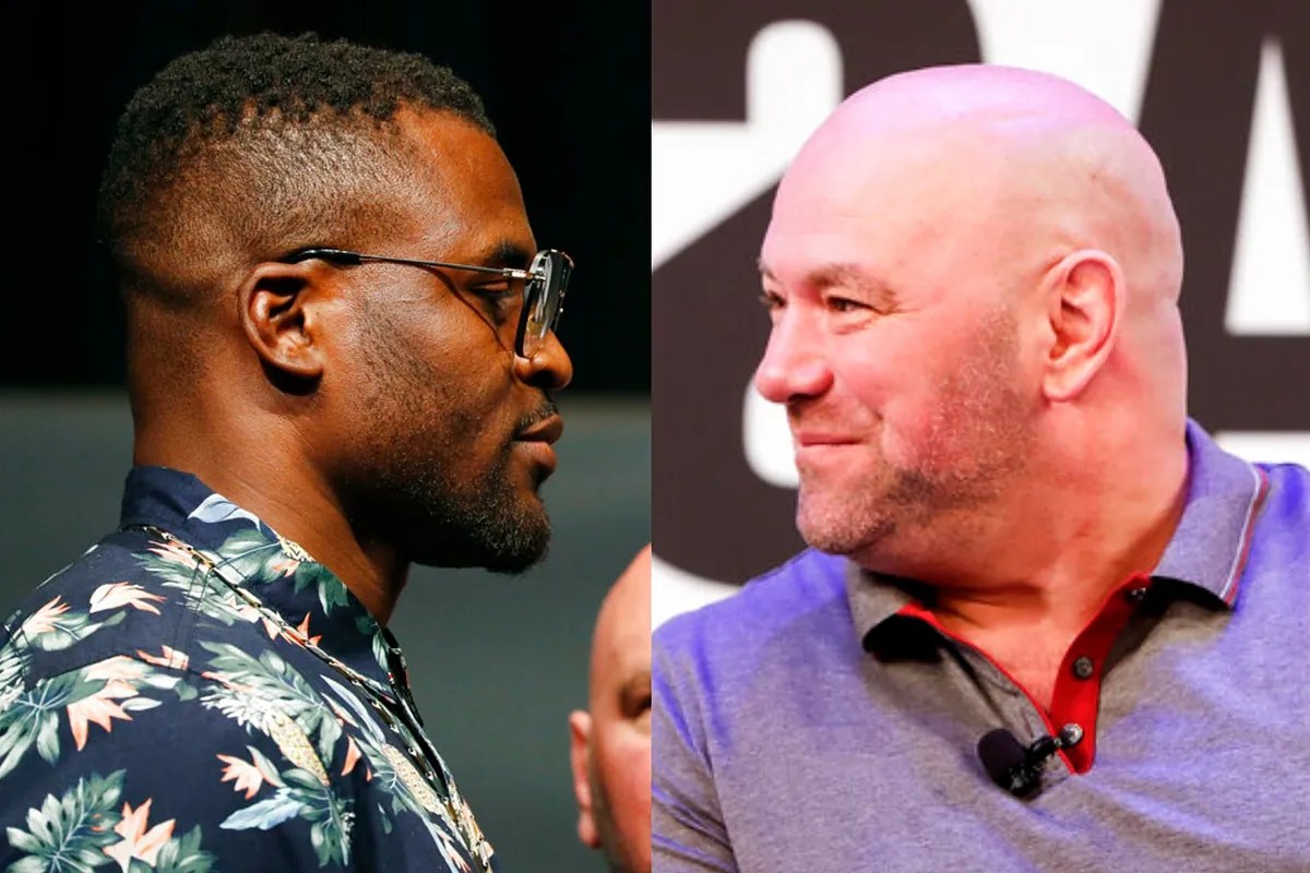 Francis Ngannou hits Dana White with a 1-2 combo, calling him a bully but wishing him inner peace Francis Ngannou hits Dana White with a 1-2 combo, calling him a bully but wishing him inner peace