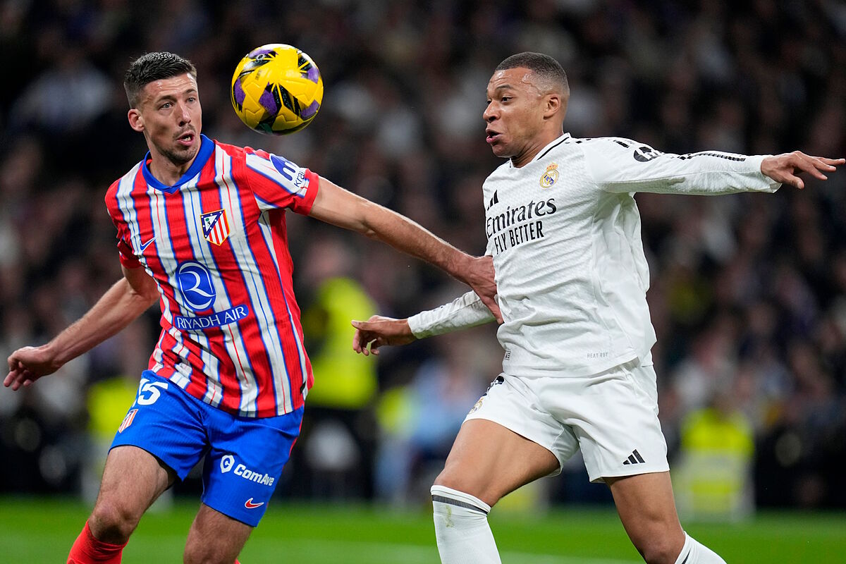 Mbappé and Julian Alvarez score as Madrid derby ends 1-1 Mbappé and Julian Alvarez score as Madrid derby ends 1-1