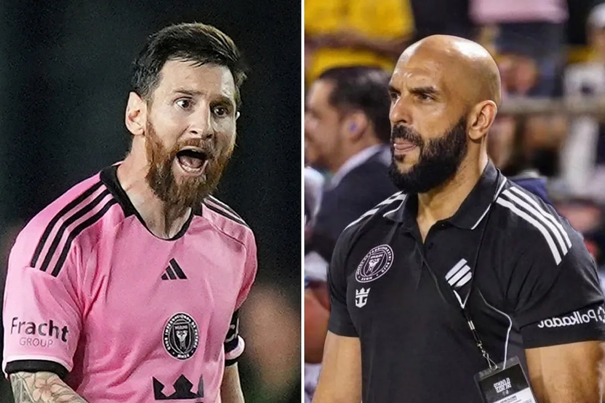 Messi's bodyguard steals the spotlight with epic save while playing with the GOAT and his kids Messi's bodyguard steals the spotlight with epic save while playing with the GOAT and his kids