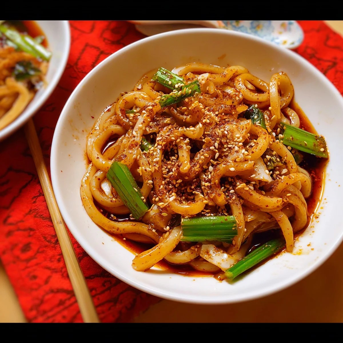 10 minute Chili Oil Udon Noodles 10 minute Chili Oil Udon Noodles