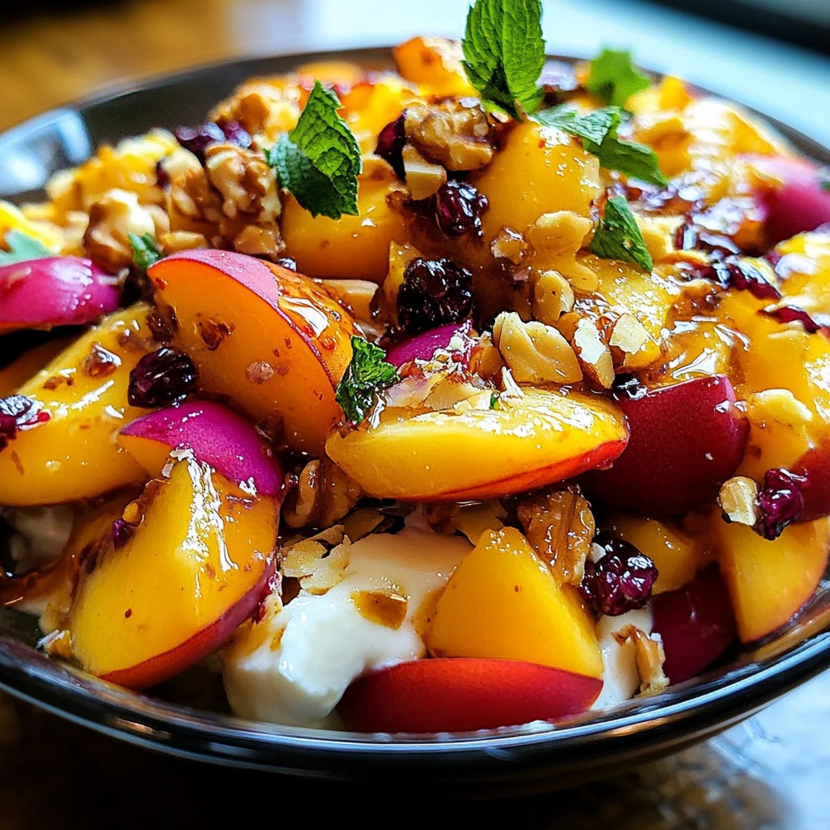 Millionaire Peach Salad Millionaire Peach Salad