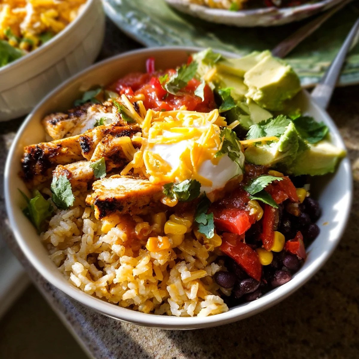 Southwest Chicken Rice Bowls Southwest Chicken Rice Bowls