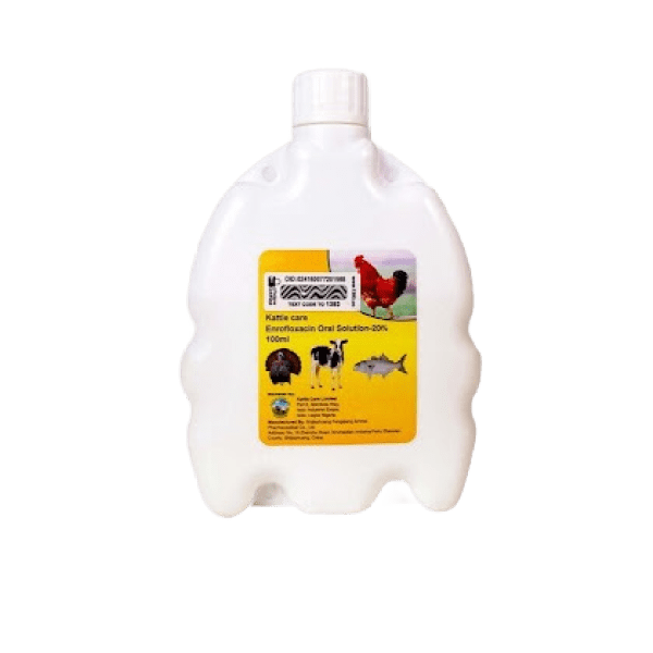 Kattle Care Enrofloxaxin 100ml Kattle Care Enrofloxaxin 100ml
