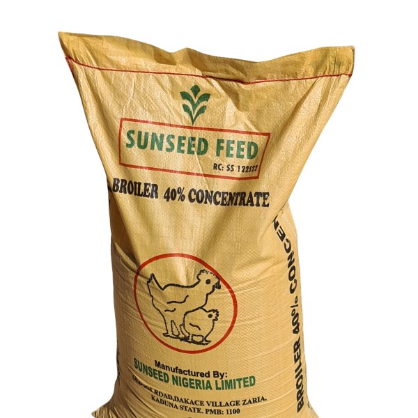 Sunseed 40% Broiler Concentrate in Bags Sunseed 40% Broiler Concentrate in Bags