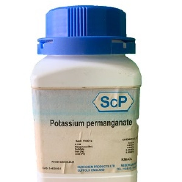 Potassium permanganate in Bottle Potassium permanganate in Bottle