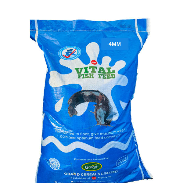Vital Fish Feed (4mm) in Bags Vital Fish Feed (4mm) in Bags