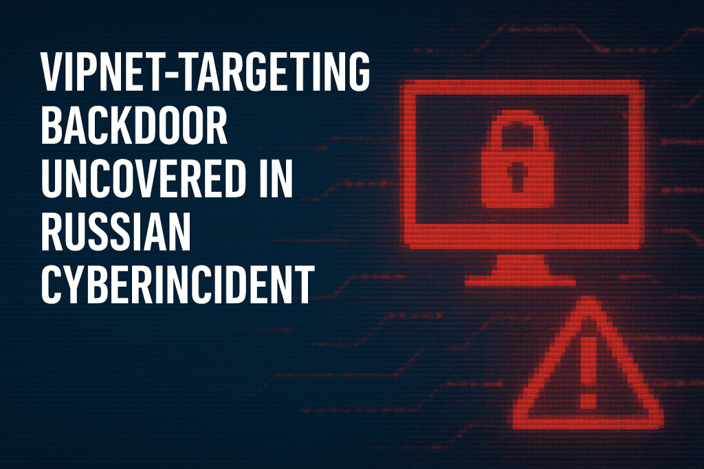Sophisticated Backdoor Attack Targets ViPNet Networks Sophisticated Backdoor Attack Targets ViPNet Networks