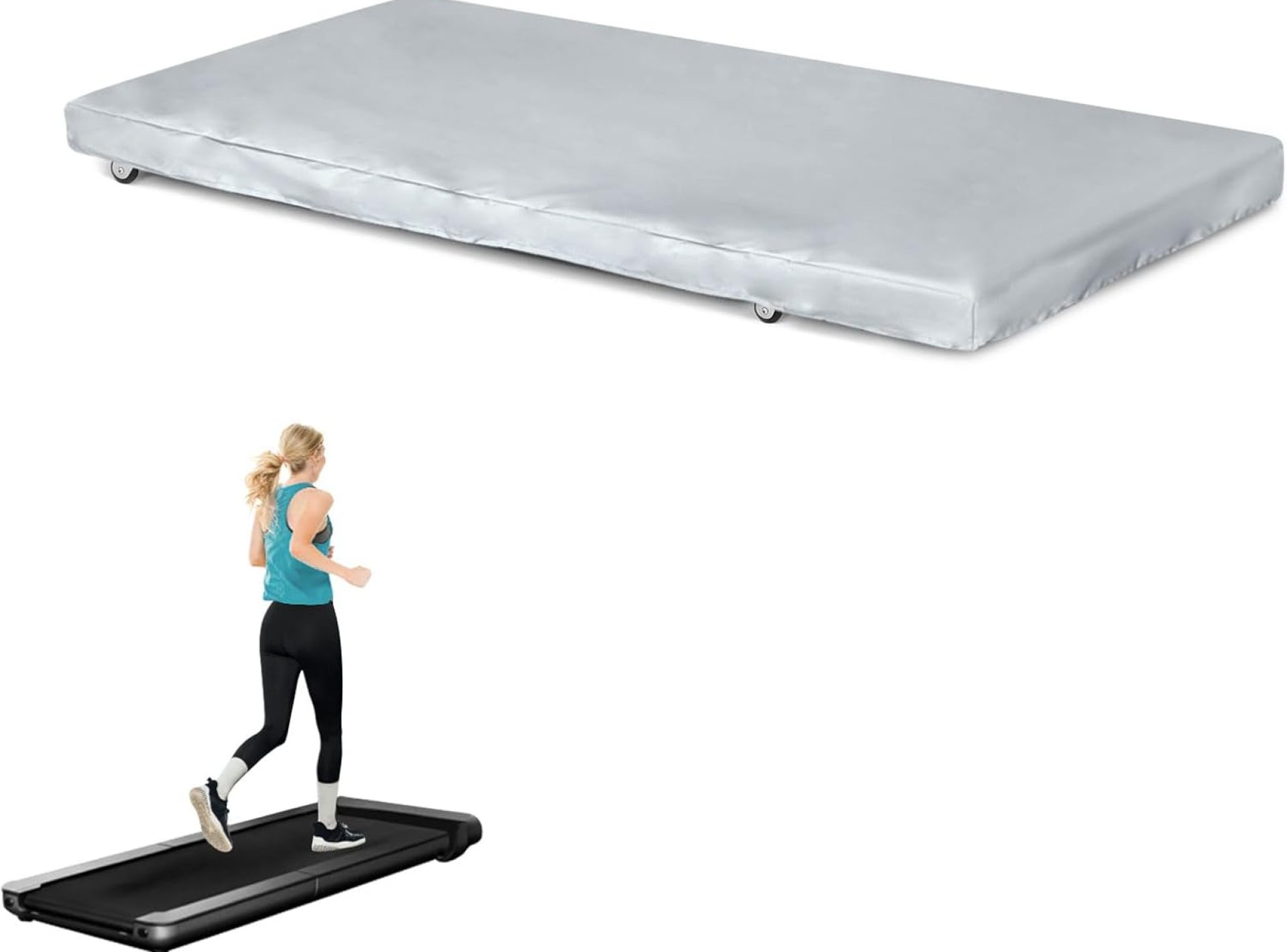 Under Desk Walking Pad Cover: Portable Treadmill Dustproof Waterproof Protective Storage Bag Accessories for Running Machine Home & Office – Grey Under Desk Walking Pad Cover: Portable Treadmill Dustproof Waterproof Protective Storage Bag Accessories for Running Machine Home & Office – Grey