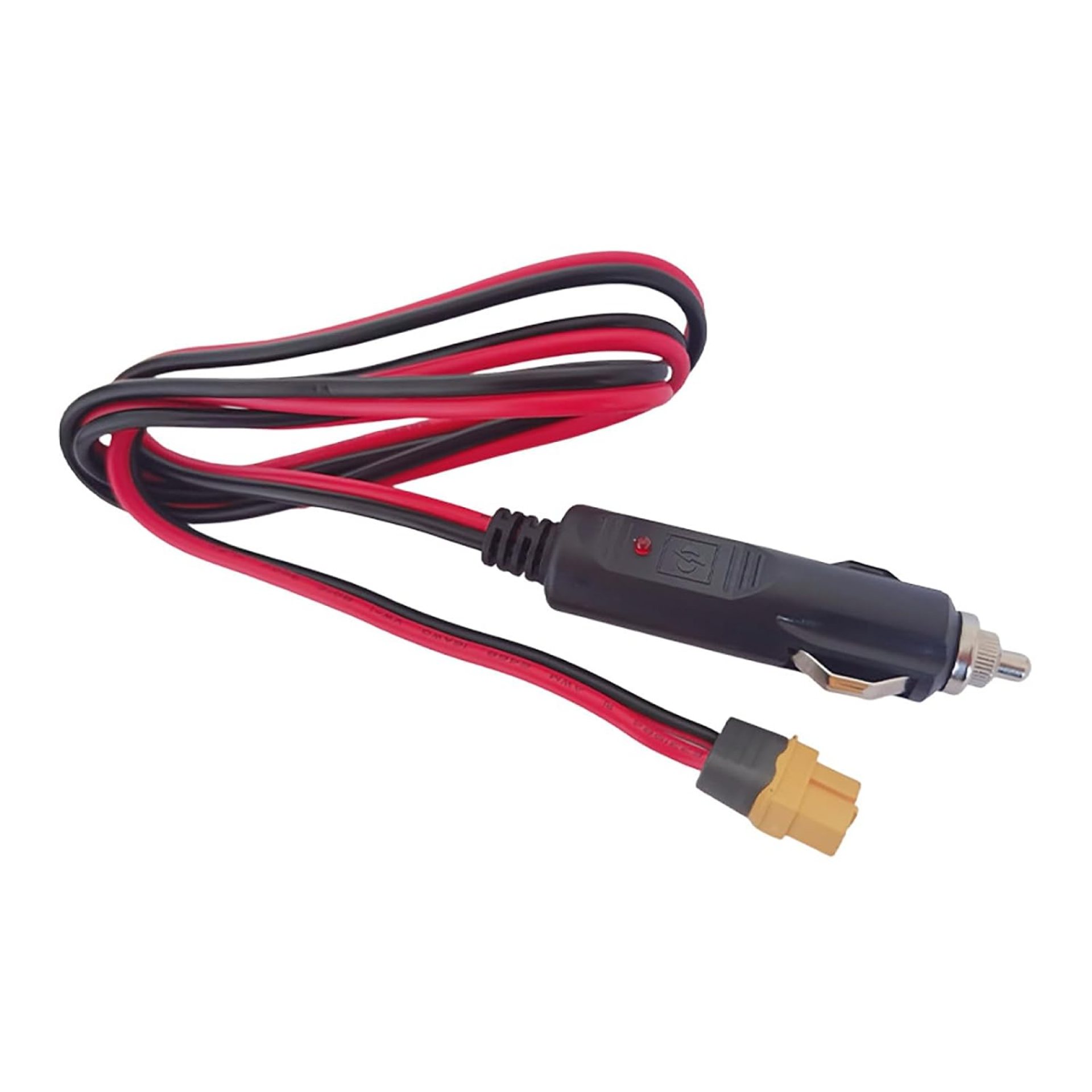 XT60 Female to Car Cigarettes Lighters Male Plug Extension Cable 16AWG for Solar Generators and Model Planes XT60 Female to Car Cigarettes Lighters Male Plug Extension Cable 16AWG for Solar Generators and Model Planes