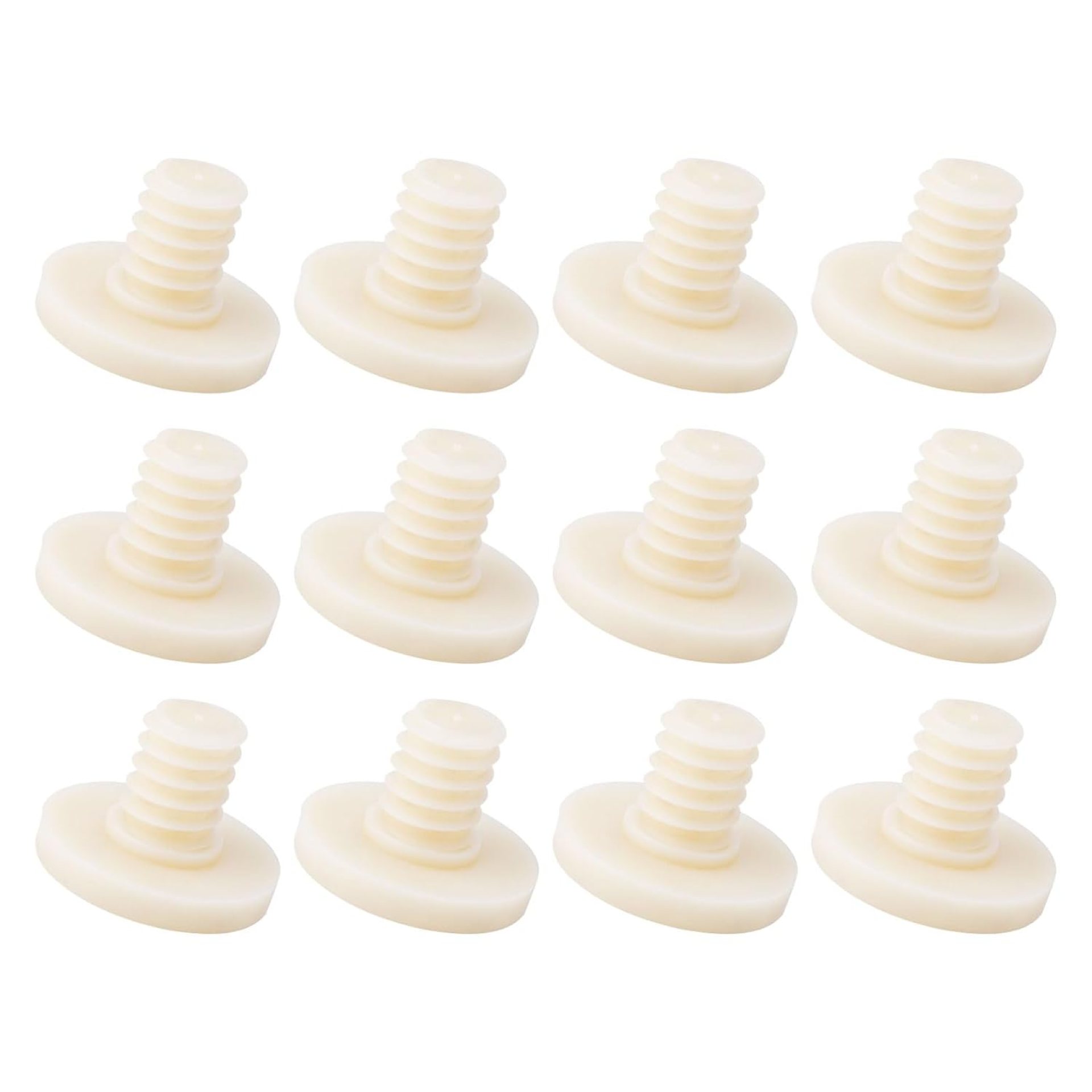 12pcs Replacement Bolt Accessory, Plastic Easy Bolt Shed Shelf Kit Compatible Suncast Storage Shed Replacement Wall Screw Accessories Part(Off White) 12pcs Replacement Bolt Accessory, Plastic Easy Bolt Shed Shelf Kit Compatible Suncast Storage Shed Replacement Wall Screw Accessories Part(Off White)