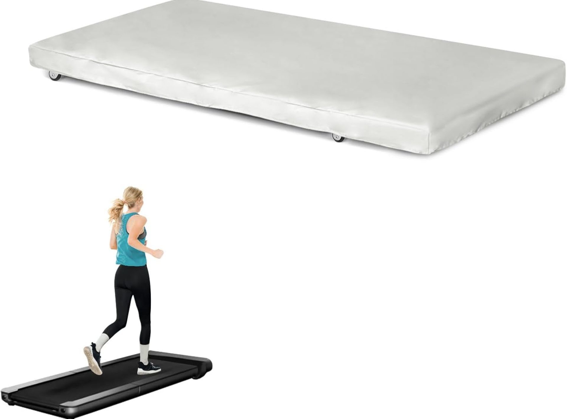 Under Desk Walking Pad Cover: Portable Treadmill Dustproof Waterproof Protective Storage Bag Accessories for Running Machine Home & Office – Off White Under Desk Walking Pad Cover: Portable Treadmill Dustproof Waterproof Protective Storage Bag Accessories for Running Machine Home & Office – Off White