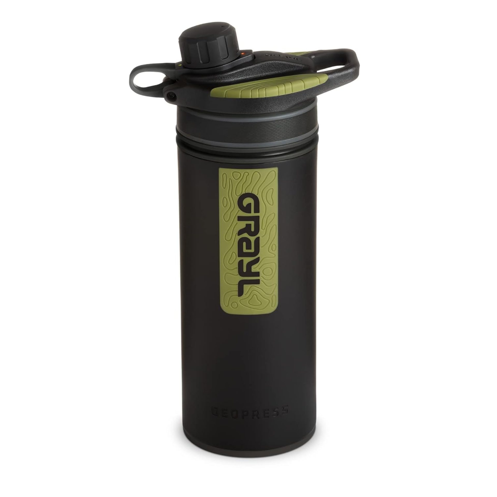 GRAYL GeoPress 24 oz Water Purifier Bottle – Filter for Hiking, Camping, Survival, Travel (Black Camo) GRAYL GeoPress 24 oz Water Purifier Bottle – Filter for Hiking, Camping, Survival, Travel (Black Camo)