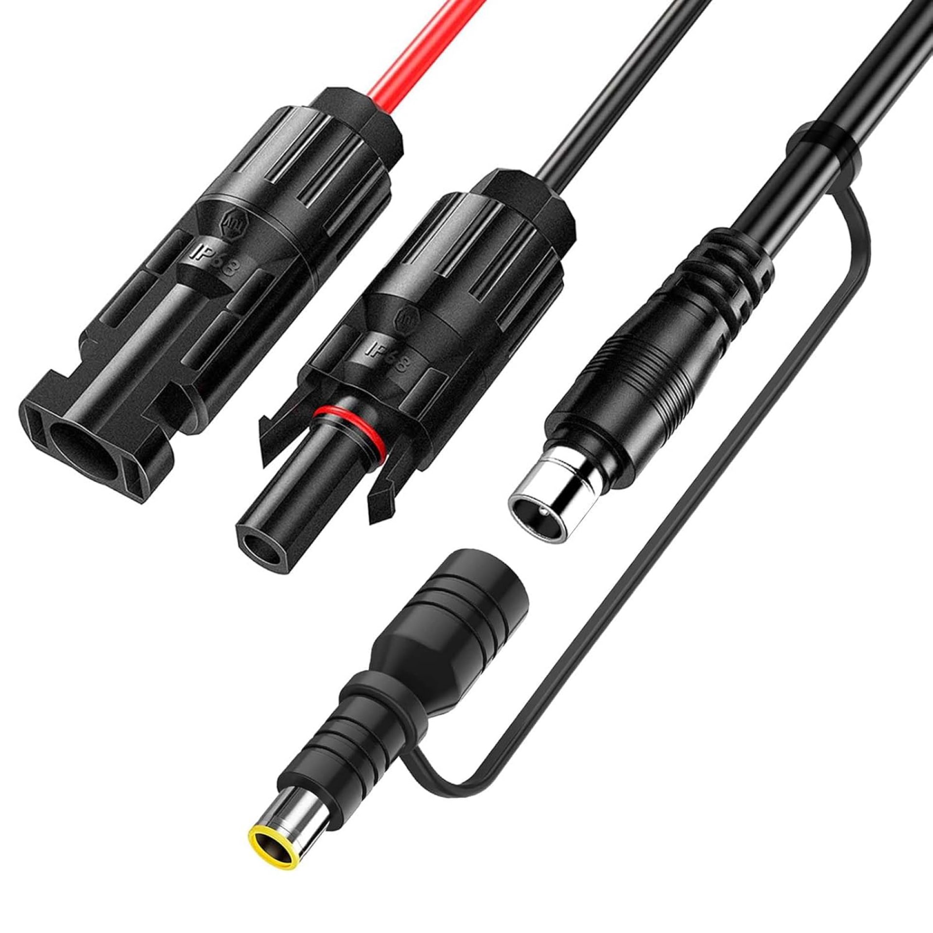 Solar Panel Connector to DC8020 Adapter Extension Cable with DC7909 Adapter for Jackery 3000 2000 1500 1000 Pro 2000 1000 700 600 Plus 880 240 300 500 800 Yeti PowerStation Solar Generators Solar Panel Connector to DC8020 Adapter Extension Cable with DC7909 Adapter for Jackery 3000 2000 1500 1000 Pro 2000 1000 700 600 Plus 880 240 300 500 800 Yeti PowerStation Solar Generators