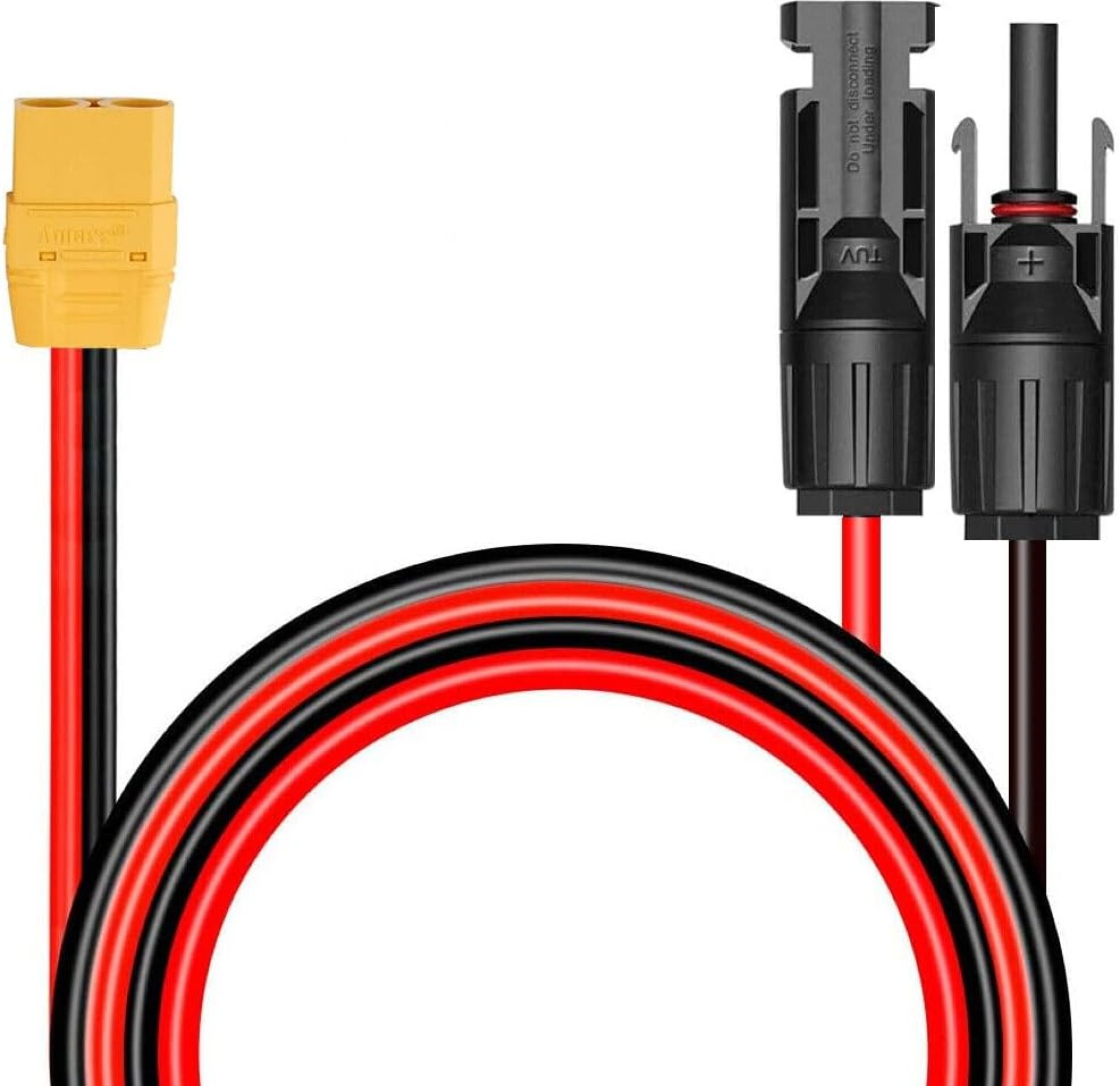 10 Feet Female XT90 Solar Cable 10 AWG, XT90 Connector Solar Panel Extension Charging Cable Silicone Wire for Solar Generator Portable Power Station 10 Feet Female XT90 Solar Cable 10 AWG, XT90 Connector Solar Panel Extension Charging Cable Silicone Wire for Solar Generator Portable Power Station
