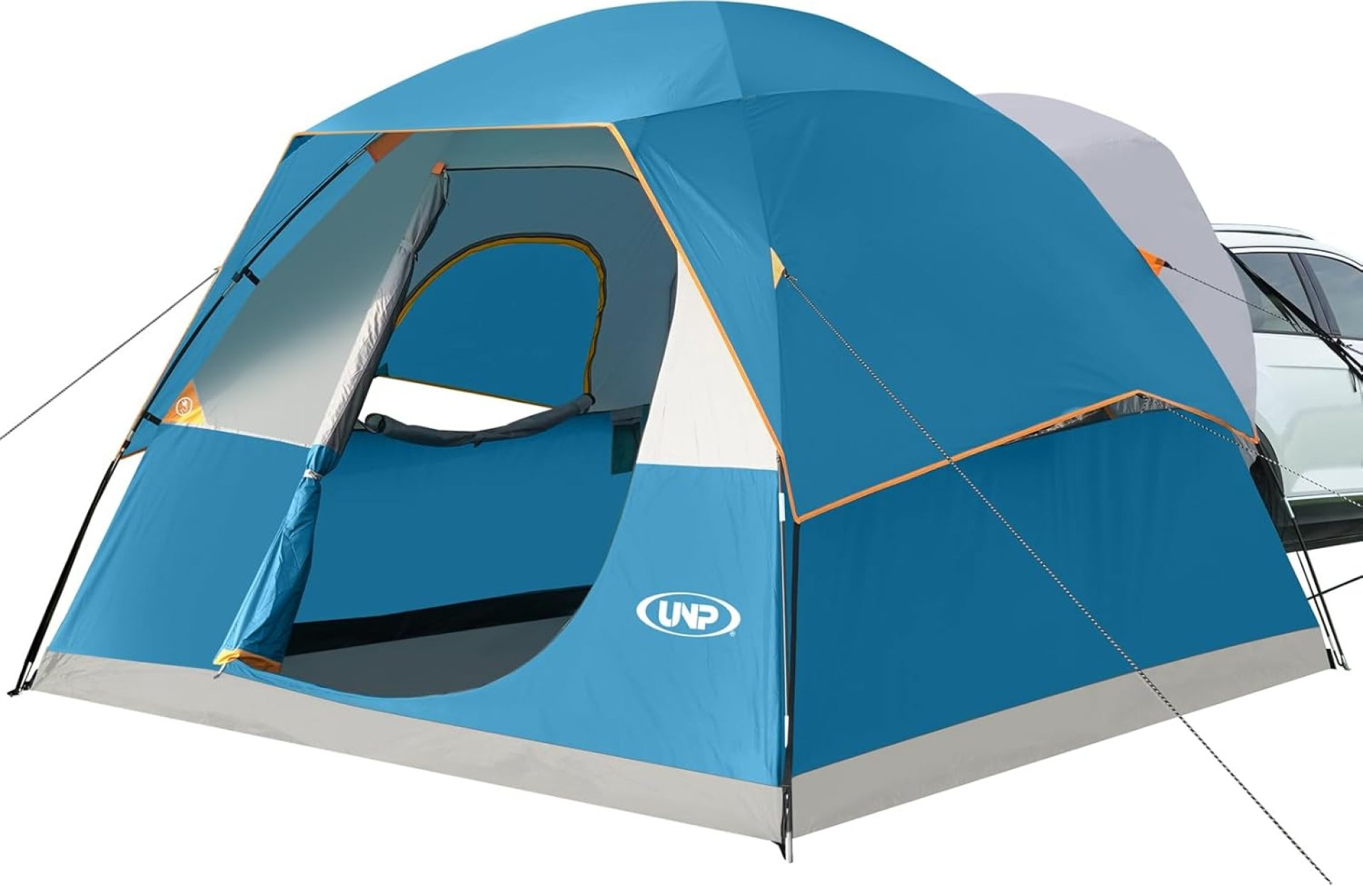 UNP SUV Dome Tent for Camping, Outdoor 6 Person Car Camping Tent, Easy Set Up SUV Tailgate Tent with Rainfly 10′ x 10′ Vehicle Camping Tent UNP SUV Dome Tent for Camping, Outdoor 6 Person Car Camping Tent, Easy Set Up SUV Tailgate Tent with Rainfly 10′ x 10′ Vehicle Camping Tent
