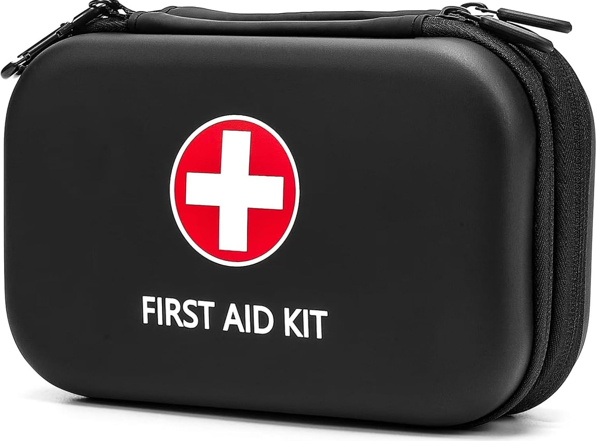118 Piece First Aid Kit, Portable Emergency Kit with Dual-Layer Design for Minor Bruises, cuts, sprains and Burns, Essential for Travel, Car, Camping, Hiking, Home, Office, School (Black) 118 Piece First Aid Kit, Portable Emergency Kit with Dual-Layer Design for Minor Bruises, cuts, sprains and Burns, Essential for Travel, Car, Camping, Hiking, Home, Office, School (Black)