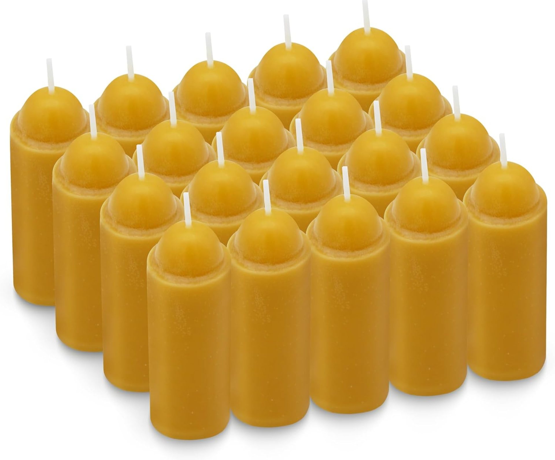 15-Hour Natural Beeswax Candles Compatible with Candle Lanterns – Smokeless Clean Long Lasting Burning for Outdoor, Camping, Emergency, Survival Emergency Preparedness- 20Pack 15-Hour Natural Beeswax Candles Compatible with Candle Lanterns – Smokeless Clean Long Lasting Burning for Outdoor, Camping, Emergency, Survival Emergency Preparedness- 20Pack