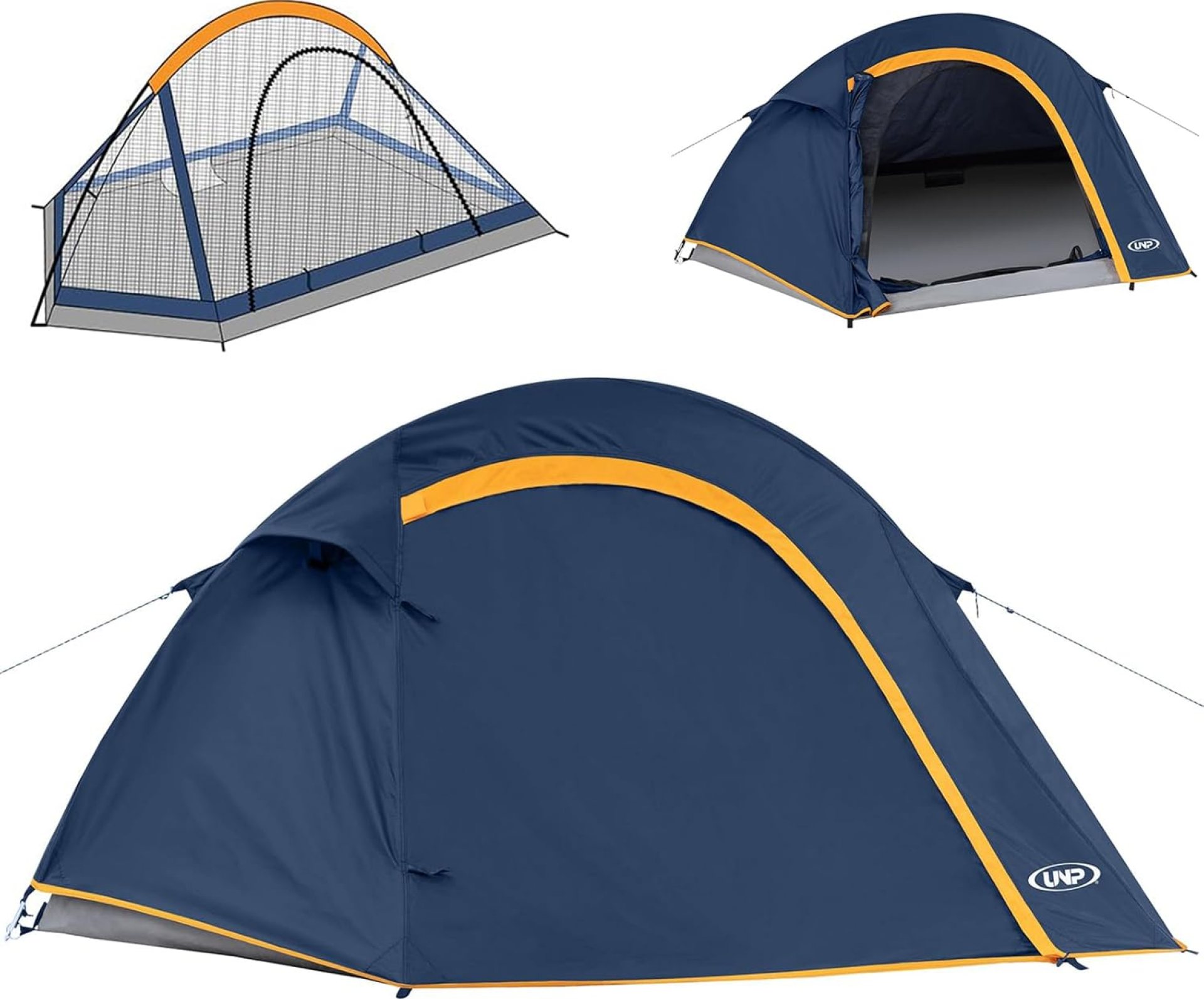 Camping Tent 4 Person, Waterproof Windproof Tent with Rainfly Easy Set up-Portable Dome Tents for Camping Camping Tent 4 Person, Waterproof Windproof Tent with Rainfly Easy Set up-Portable Dome Tents for Camping