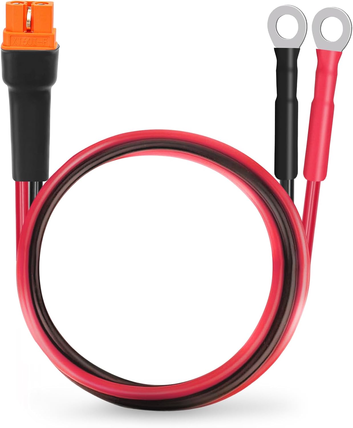 XT60i to O Ring Terminal Cable 12 AWG 3FT XT60i Female to O Ring Connector XT60i-F Extension Cable for Portable Power Station Solar Generator XT60i to O Ring Terminal Cable 12 AWG 3FT XT60i Female to O Ring Connector XT60i-F Extension Cable for Portable Power Station Solar Generator