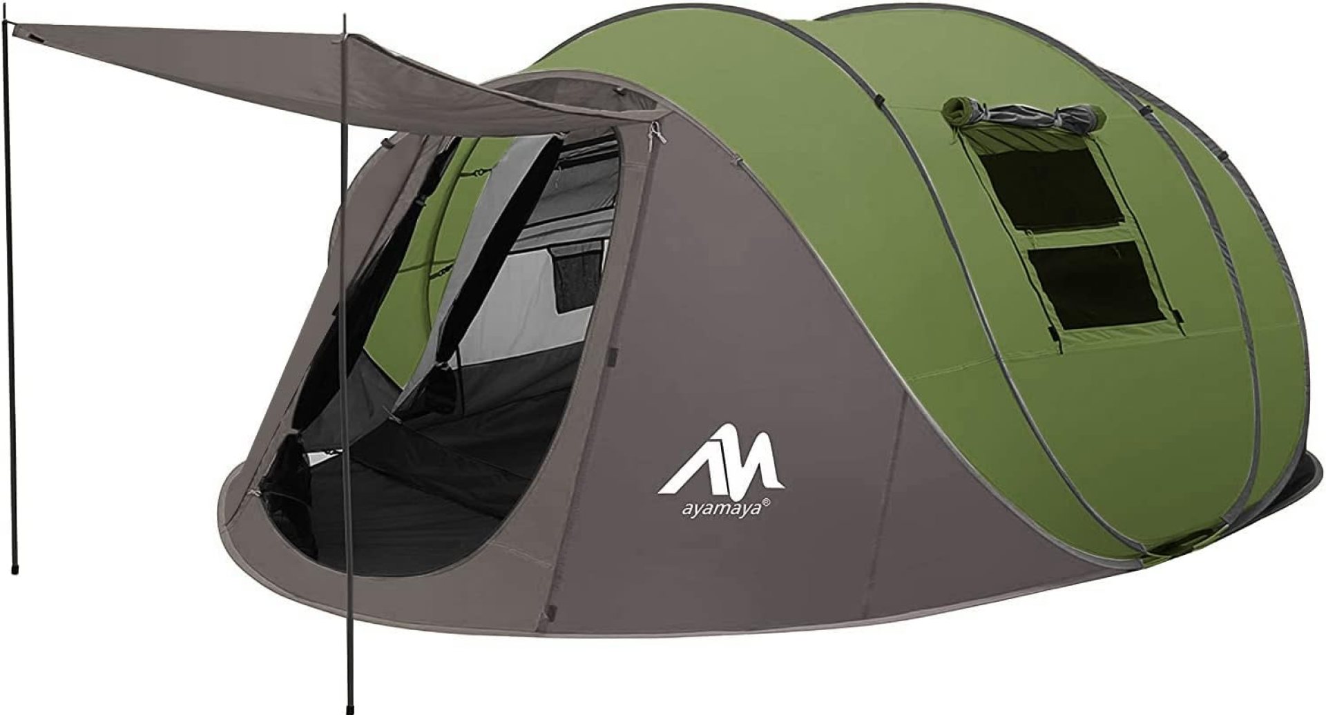6 Person Easy Pop Up Tents for Camping – AYAMAYA Double Layer Waterproof Instant Tent with Vestibule & Porch, Large Size Family Tent Automatic Setup for 4-6 People Camping Hiking (Poles Included) 6 Person Easy Pop Up Tents for Camping – AYAMAYA Double Layer Waterproof Instant Tent with Vestibule & Porch, Large Size Family Tent Automatic Setup for 4-6 People Camping Hiking (Poles Included)