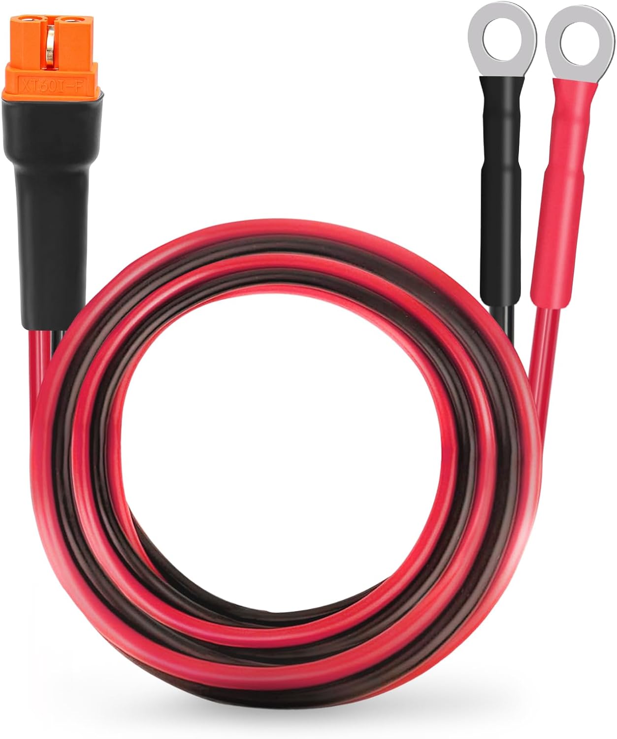 XT60i to O Ring Terminal Cable 12 AWG 10FT XT60i Female to O Ring Connector XT60i-F Extension Cable for Portable Power Station Solar Generator XT60i to O Ring Terminal Cable 12 AWG 10FT XT60i Female to O Ring Connector XT60i-F Extension Cable for Portable Power Station Solar Generator
