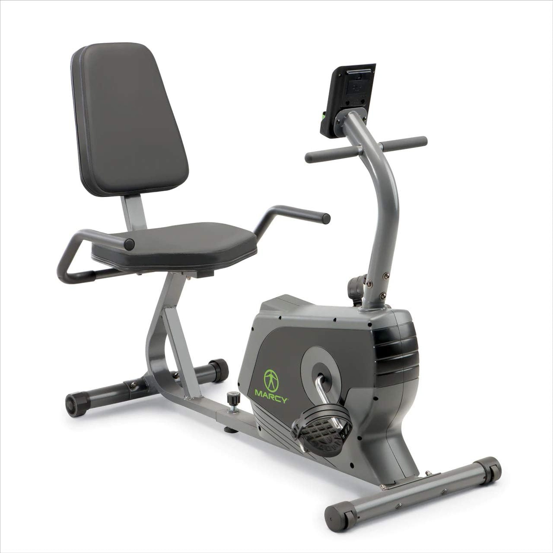Marcy Magnetic Recumbent Exercise Bike For Home and Home Gym, With Digital Monitor And Quick Adjustable Seat NS-1206R Marcy Magnetic Recumbent Exercise Bike For Home and Home Gym, With Digital Monitor And Quick Adjustable Seat NS-1206R